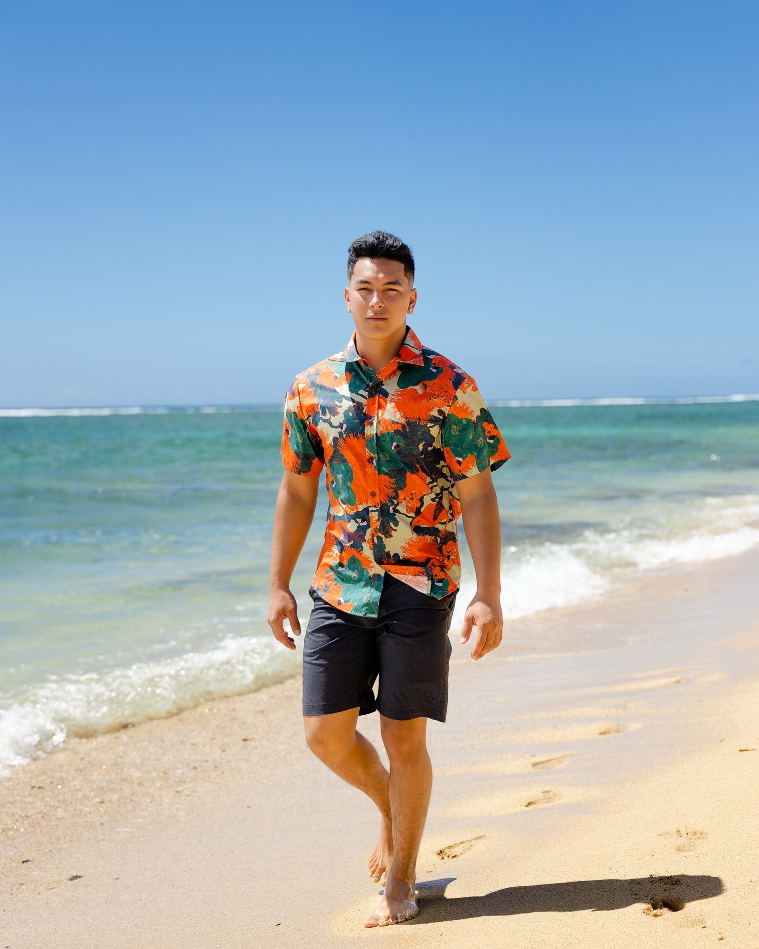 Kaniakapūpū Lehua 'Alani Men's Aloha Shirt | Pop-Up Mākeke - Nā