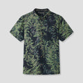 Pop-Up Mākeke - David Shepard Hawaii - Maile Black Men's Aloha Shirt - Front View