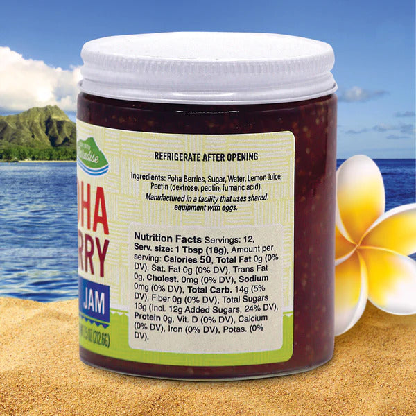 Pop-Up Mākeke - Dip Into Paradise - Poha Berry Jam - Front View