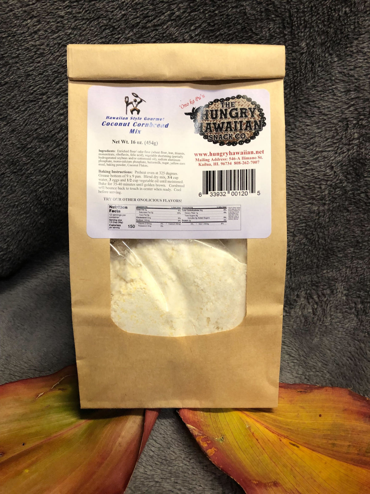 Pop-Up Mākeke - FunDelicious Creations - Hungry Hawaiian Gourmet Coconut Cornbread Mix