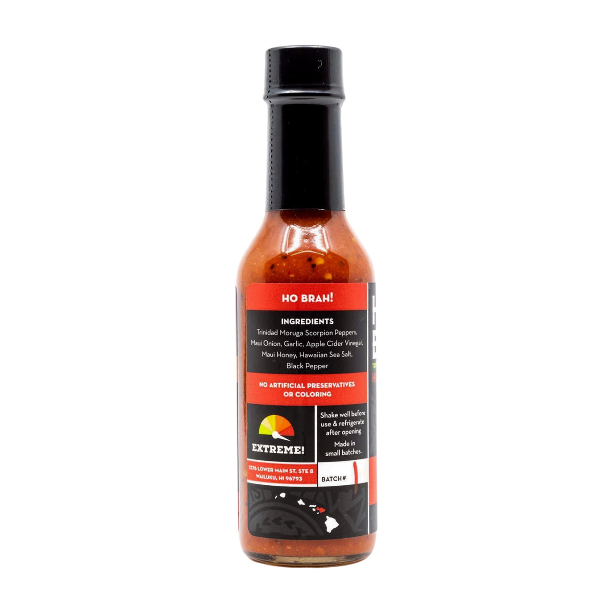 Pop-Up Mākeke - HI Spice - Ho Brah! Hot Sauce - Front View