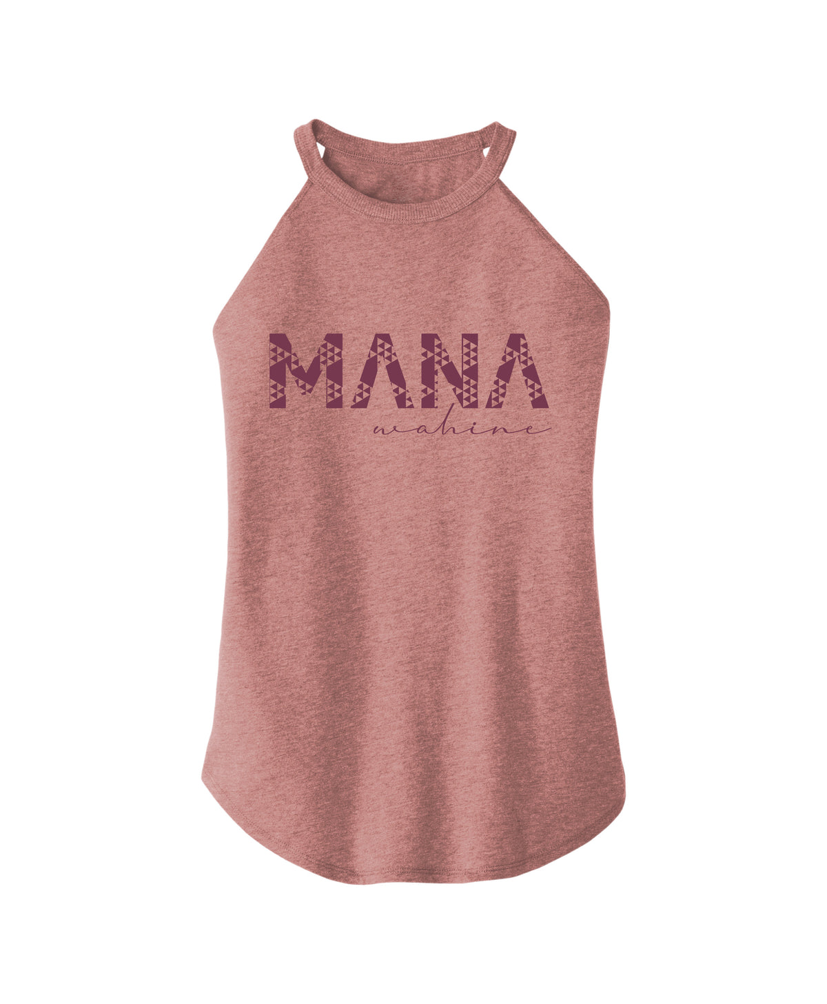 Pop-Up Mākeke - Hae Hawaii-WP - Mana Wahine Rocker Tank Top - Blush