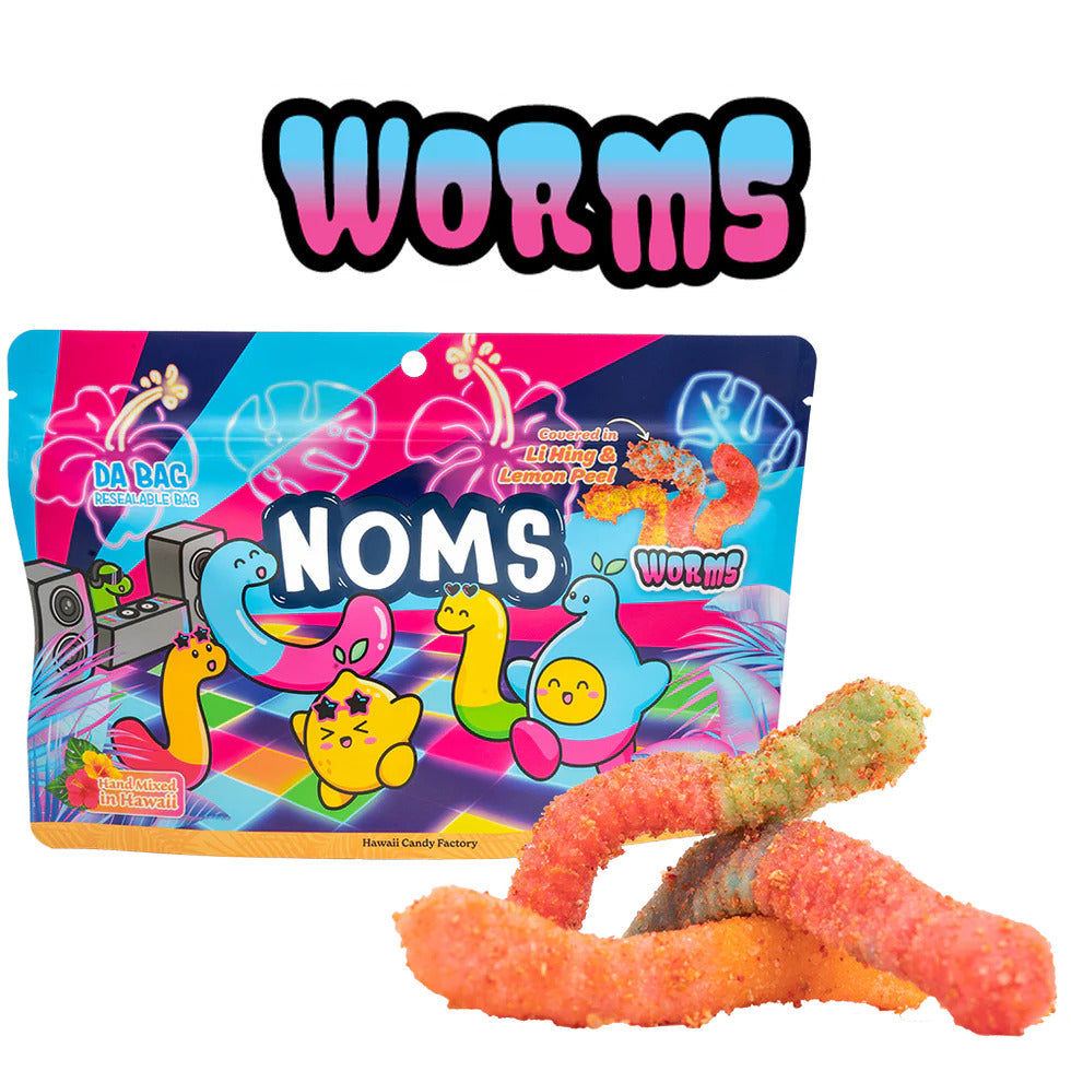 Noms - Worms Pouch - Front View | Pop-Up Mākeke