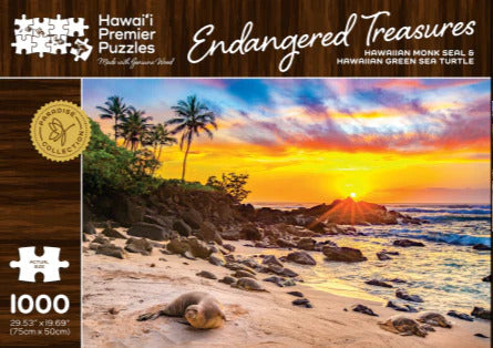 Pop-Up Mākeke - Hawaii Premier Puzzles - Endangered Treasures 1000-Piece Puzzle
