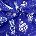 Multipurpose Tea Towel - Blue Indigo Shells