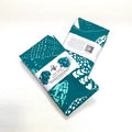 Multipurpose Tea Towel - Turquoise Shells