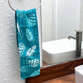 Multipurpose Tea Towel - Turquoise Shells