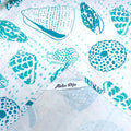 Multipurpose Tea Towel - White Shells