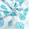 Multipurpose Tea Towel - White Shells