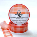 Palaka Washi Tape - Peach Orange