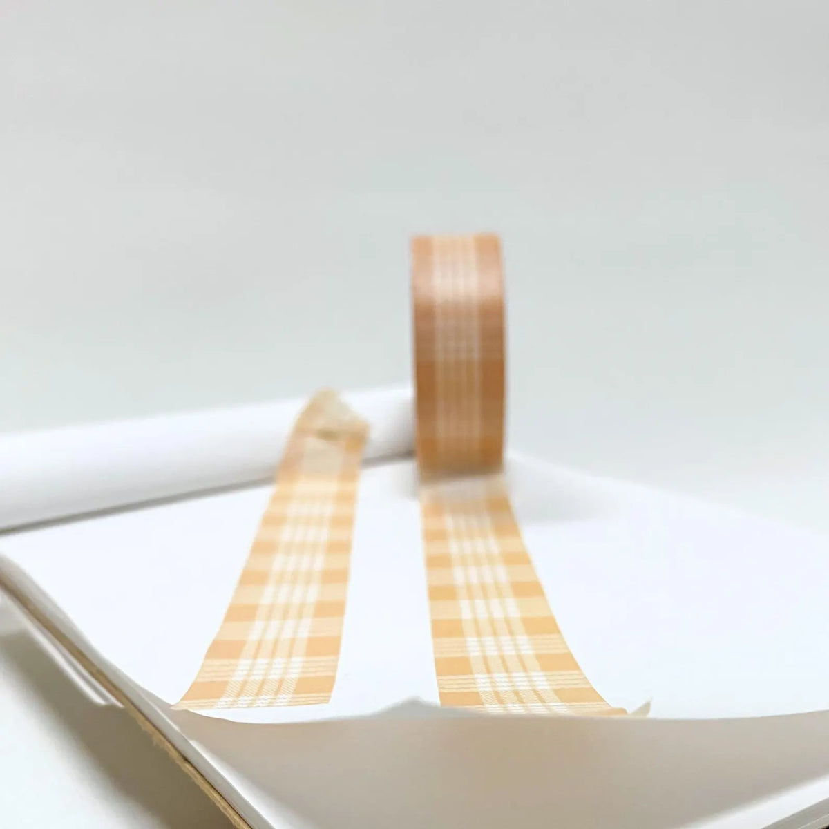 Pop-Up Mākeke - Hinu Rise - Palaka Washi Tape Roll - Khaki