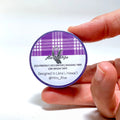 Pop-Up Mākeke - Hinu Rise - Palaka Washi Tape Roll - Purple - Front View
