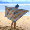 Reversible Beach Towel - Kaunaoa Lei