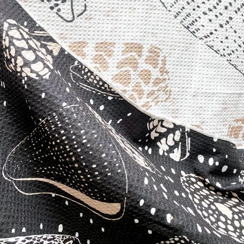 Reversible Beach Towel - Mixed Shells