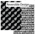 Reversible Hand Towel - Black Hebrew Cone
