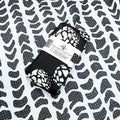 Reversible Hand Towel - Black Hebrew Cone