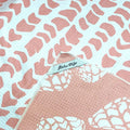 Reversible Hand Towel - Coral Hebrew Cone