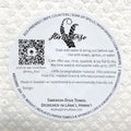 Pop-Up Mākeke - Hinu Rise - Swedish Dishcloth - Pua Kala in Black & White - Information