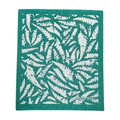 Pop-Up Mākeke - Hinu Rise - Swedish Dishcloth in Palapalai Fern Green - Front View