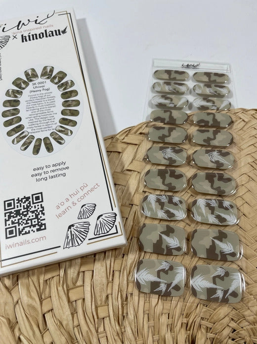 Gel Nail Strips - Kinolau x Iwi Nails: Uhiwai