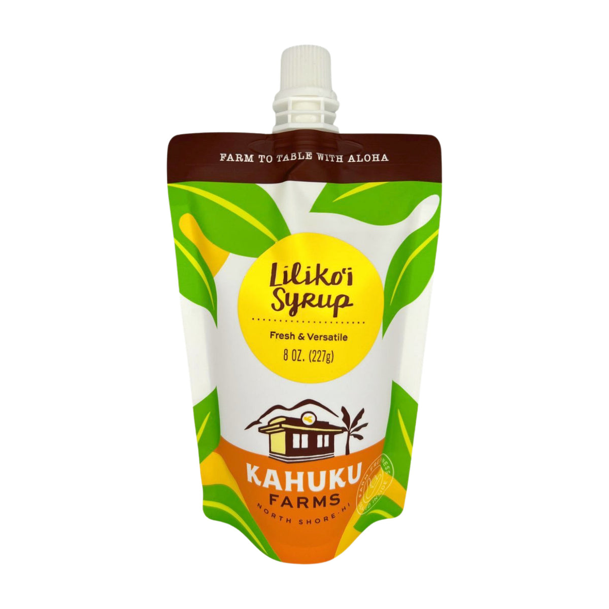 Pop-Up Mākeke - Kahuku Farms - Liliko'i Syrup - Front View