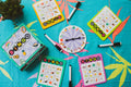 Pop-Up Mākeke - Keiki Kaukau - Hawaiʻi Kine Bingo Game - Laid Out