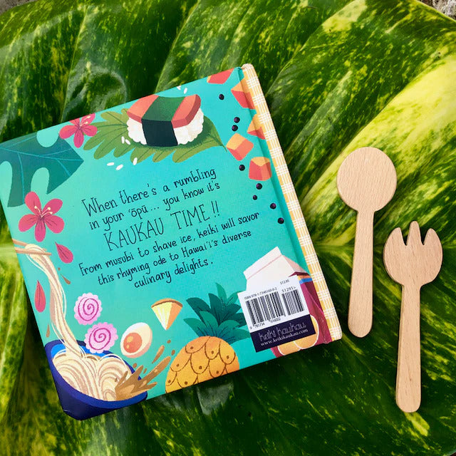 Pop-Up Mākeke - Keiki Kaukau - It's Kaukau Time! Board Book - Front View