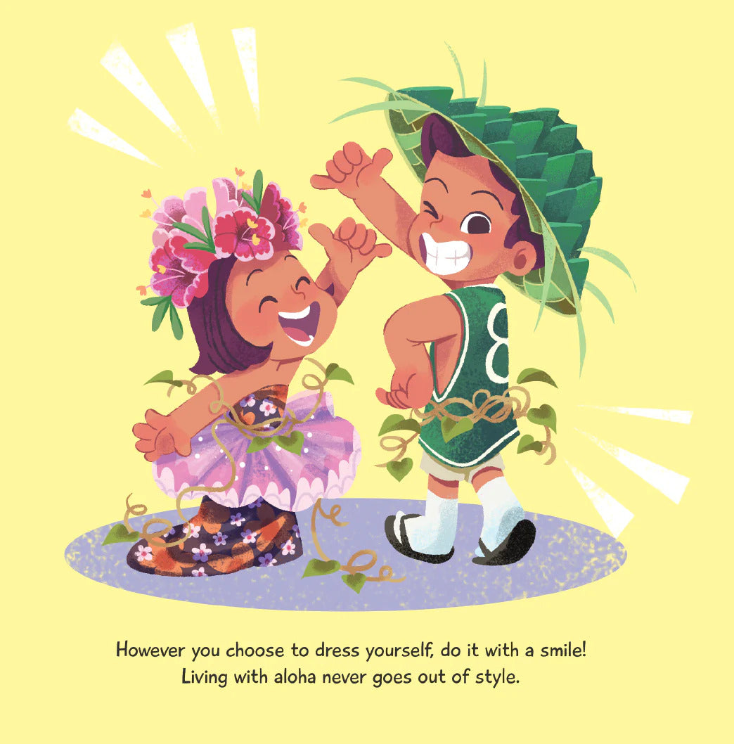 Pop-Up Mākeke - Keiki Kaukau - My Aloha Style Board Book - Inside
