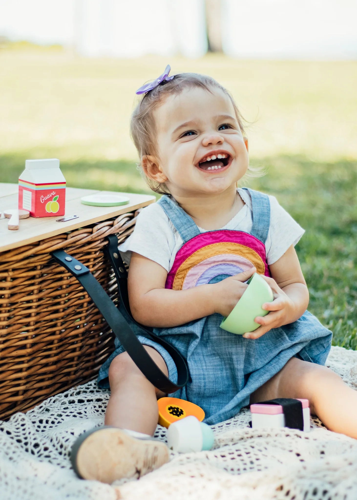 Pop-Up Mākeke - Keiki Kaukau - Wooden Play Food Set - Front View