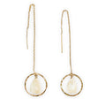 Pop-Up Mākeke - Laha'ole Designs - Pīkake Threader 14k Gold Fill Earrings