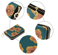Pop-Up Mākeke - Lei'ohu Designs - Mini Wallet - Sunrise Hibiscus