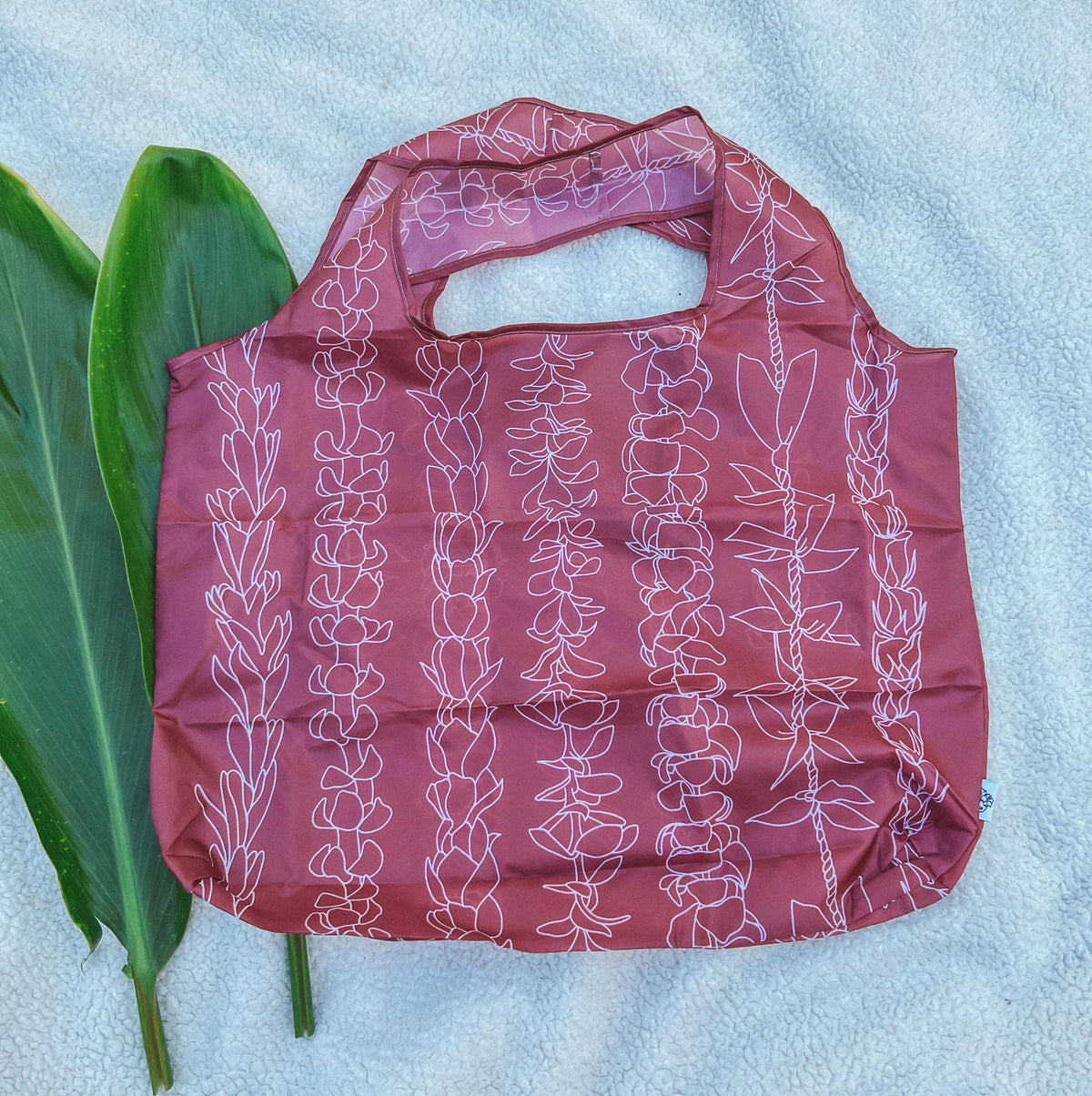 Pop-Up Mākeke - Lei'ohu Designs - Reusable Grocery Bag - Na Lei