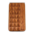 Pop-Up Mākeke - LewisKoa Co. - Koa Money Clip - Mauna - Front View
