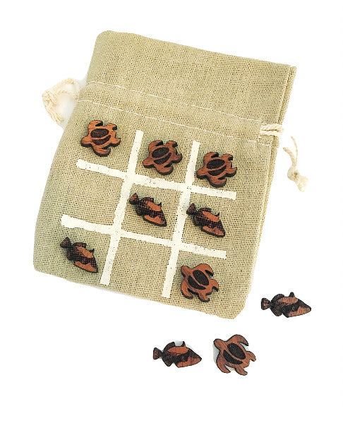 Koa Tic Tac Toe - Honu & Humuhumu