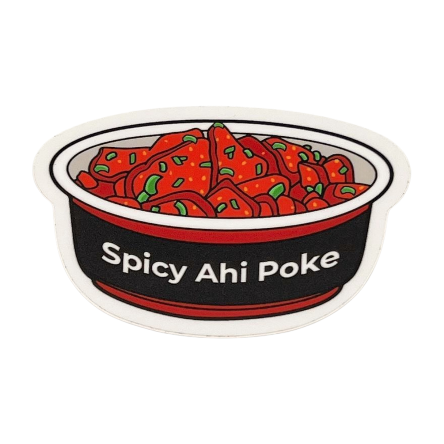 Spicy Ahi Poke Sticker