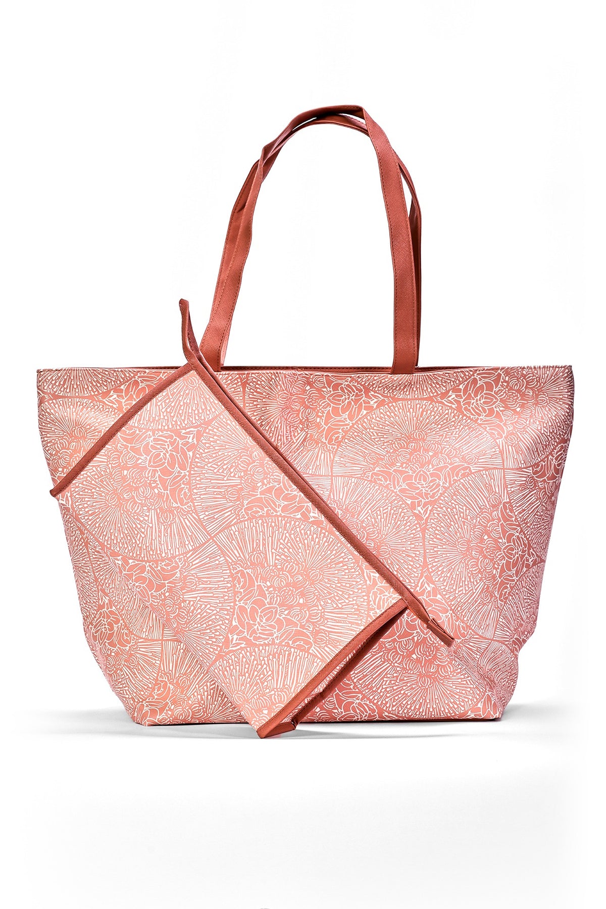 Wailani Tote - Wai Pua Lehua in Coconut Milk & Muted Clay