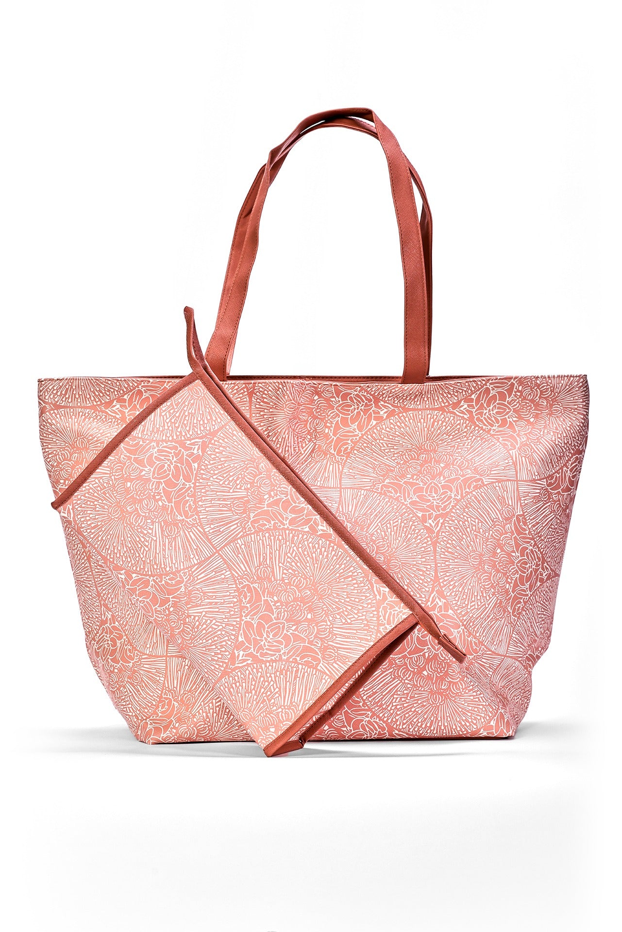 Wailani Tote - Wai Pua Lehua in Coconut Milk & Muted Clay