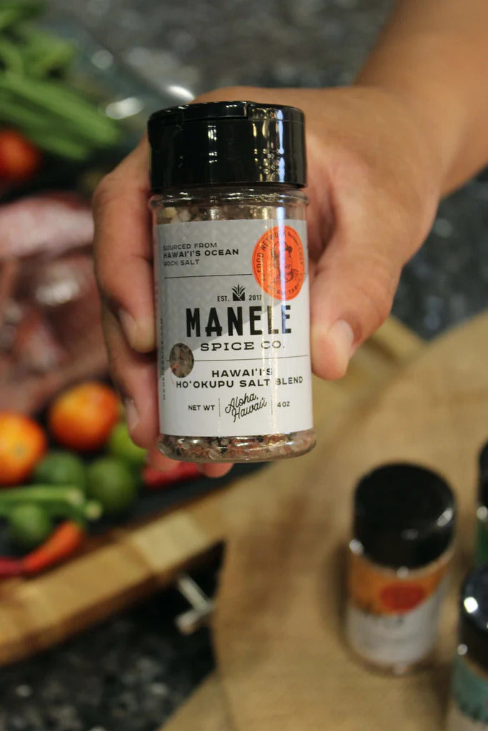 Pop-Up Mākeke - Manele Spice Co. - Hawai'i's Ho'okupu Salt Blend - Front View