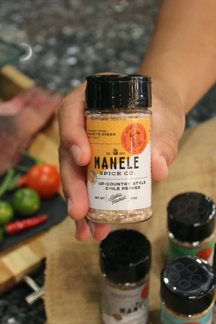 Pop-Up Mākeke - Manele Spice Co. - Upcountry Style Chile Pepper - Front View