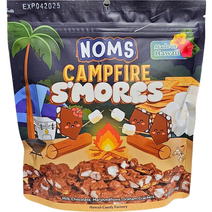 Pop-Up Mākeke - Noms - Campfire S'mores - Front View