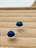Adjustable Custom Wirework Gemstone Ring - Tigers Eye - Blue