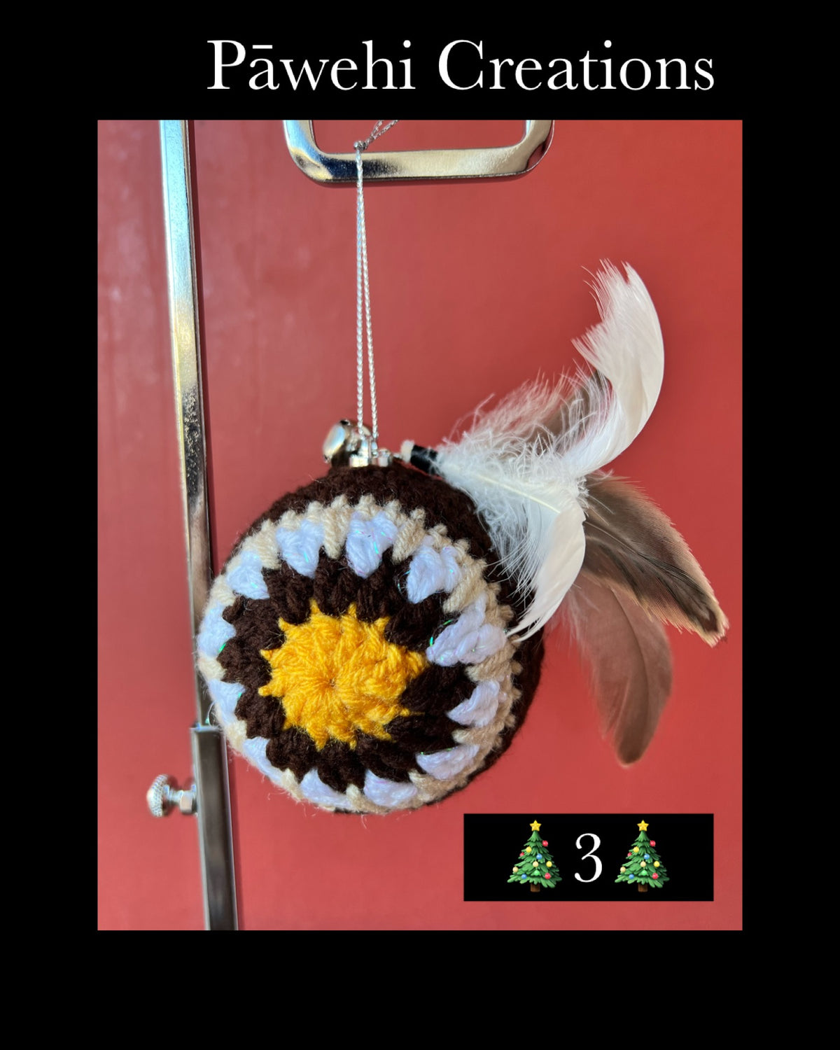 Pop-Up Mākeke - Pawehi Creations - Christmas Bauble Star Ornament - Style #3