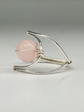 Gemstone Wirework Ring - Rose Quartz