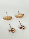 Pair of Assorted Shell Earrings - Style #PE197