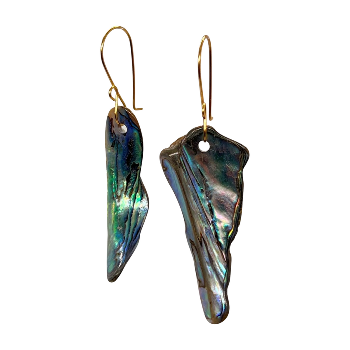 Pop-Up Mākeke -  Pawehi Creations - Piko Drop Earrings - Style #E16 - Front View