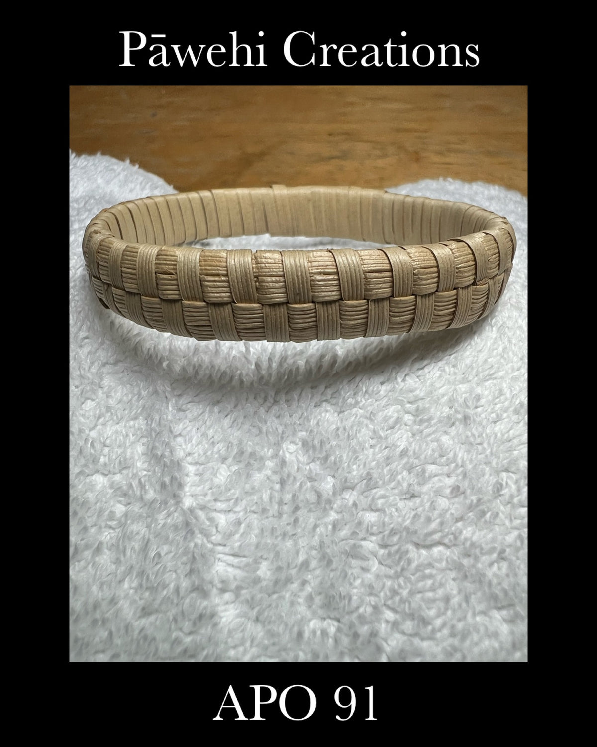 Pop-Up Mākeke - Pawehi Creations - Raufara Barrel Bracelet - Style #91