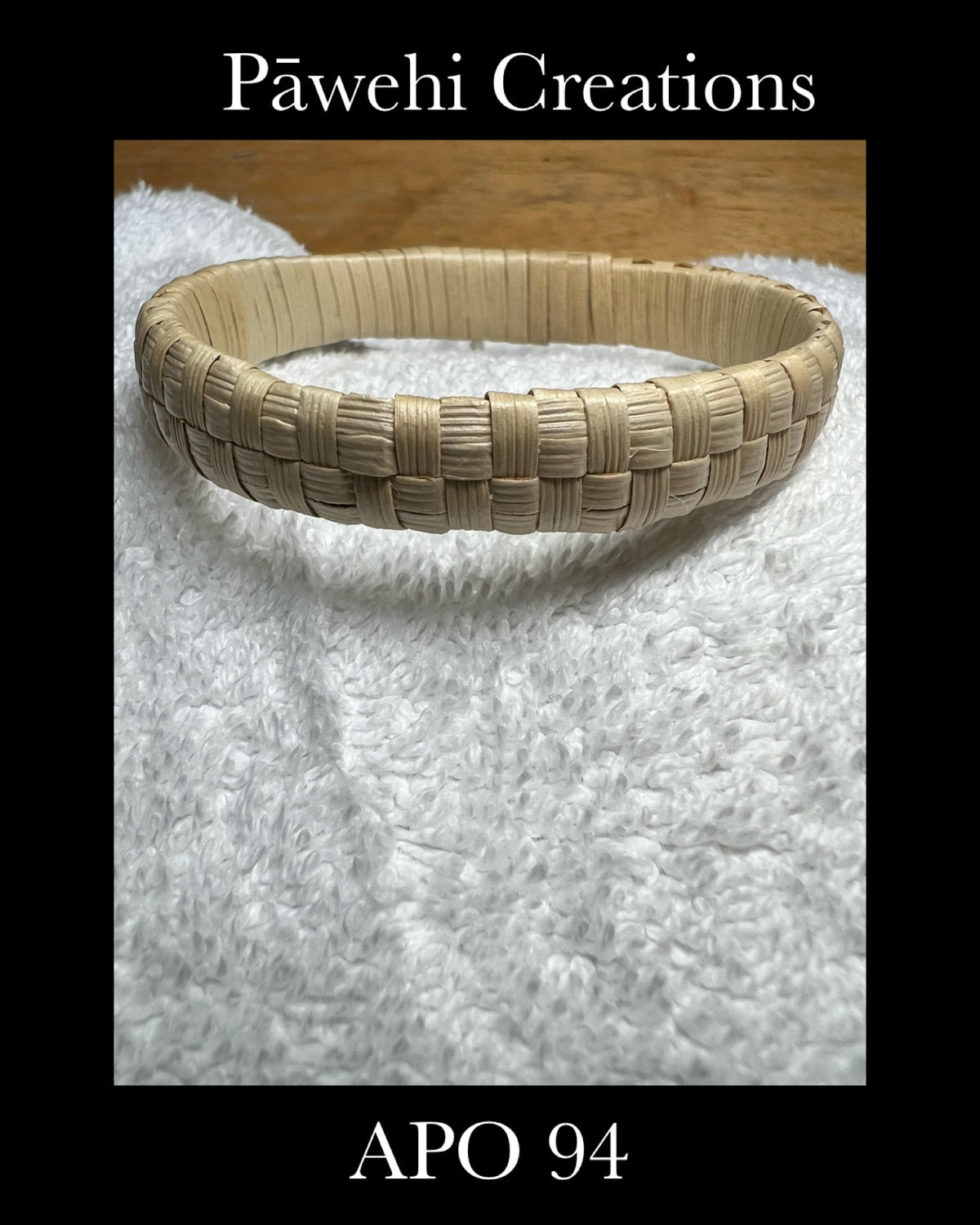 Pop-Up Mākeke - Pawehi Creations - Raufara Barrel Bracelet - Style #94