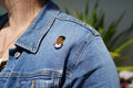 Pop-Up Mākeke - Prince Jonah Kūhiō Kalanianaʻole Pin - In Use