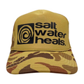Salt Water Heals Trucker Hat - Camouflage