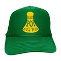 Make Poi Not War Trucker Hat - Kelly Green